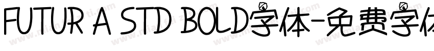 FUTUR A STD BOLD字体字体转换